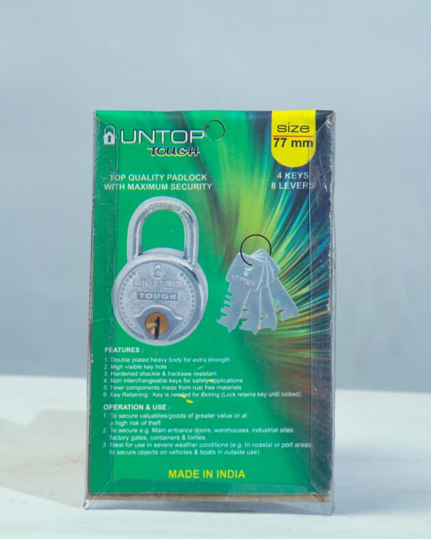 UNTOP 77MM Tough Padlock - Image 3