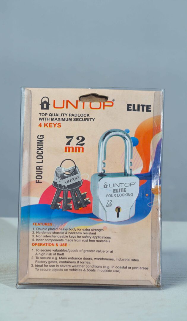 UNTOP 72MM Majesty Padlock - Image 2