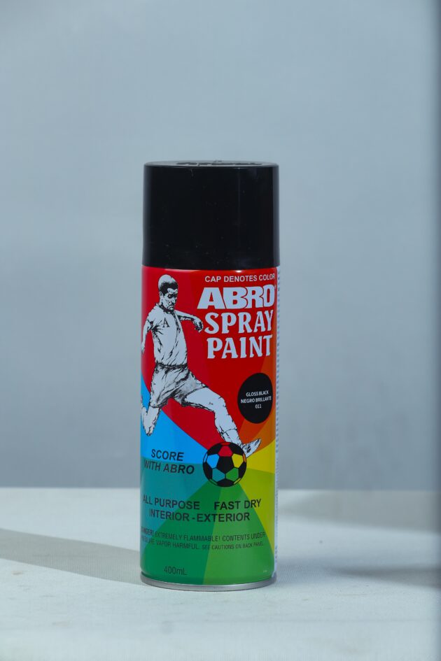 ABRO Spray Paints Glossy Black